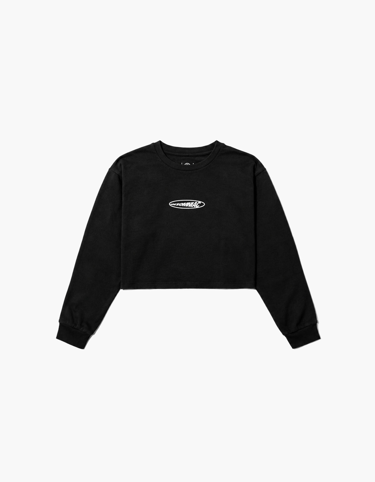 Insomniac Collage Crop Long Sleeve