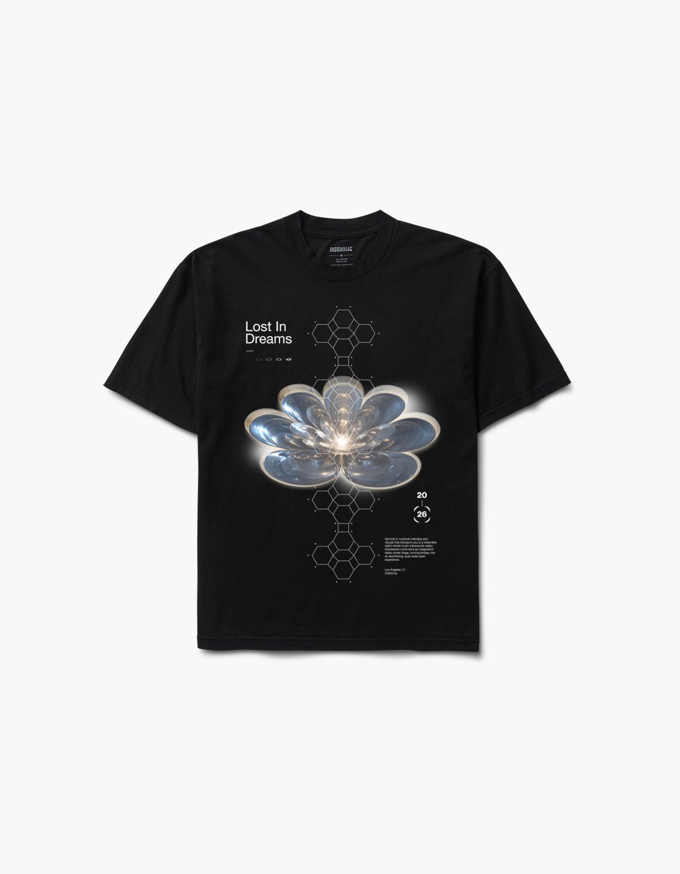 Lost in Dreams Organic Alchemy 2026 Lineup Tee
