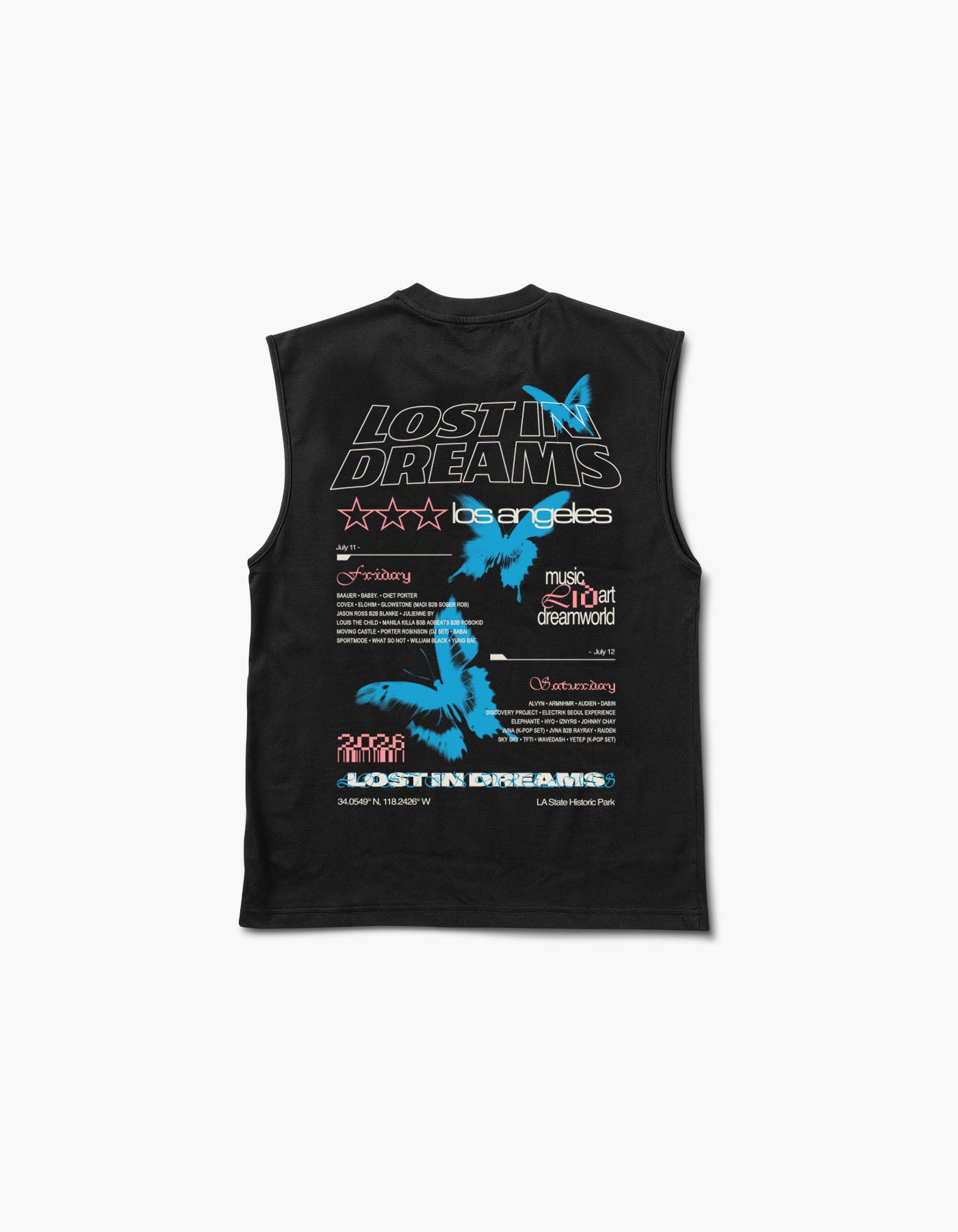 Lost in Dreams Flutter 2026 Lineup Muscle Tank