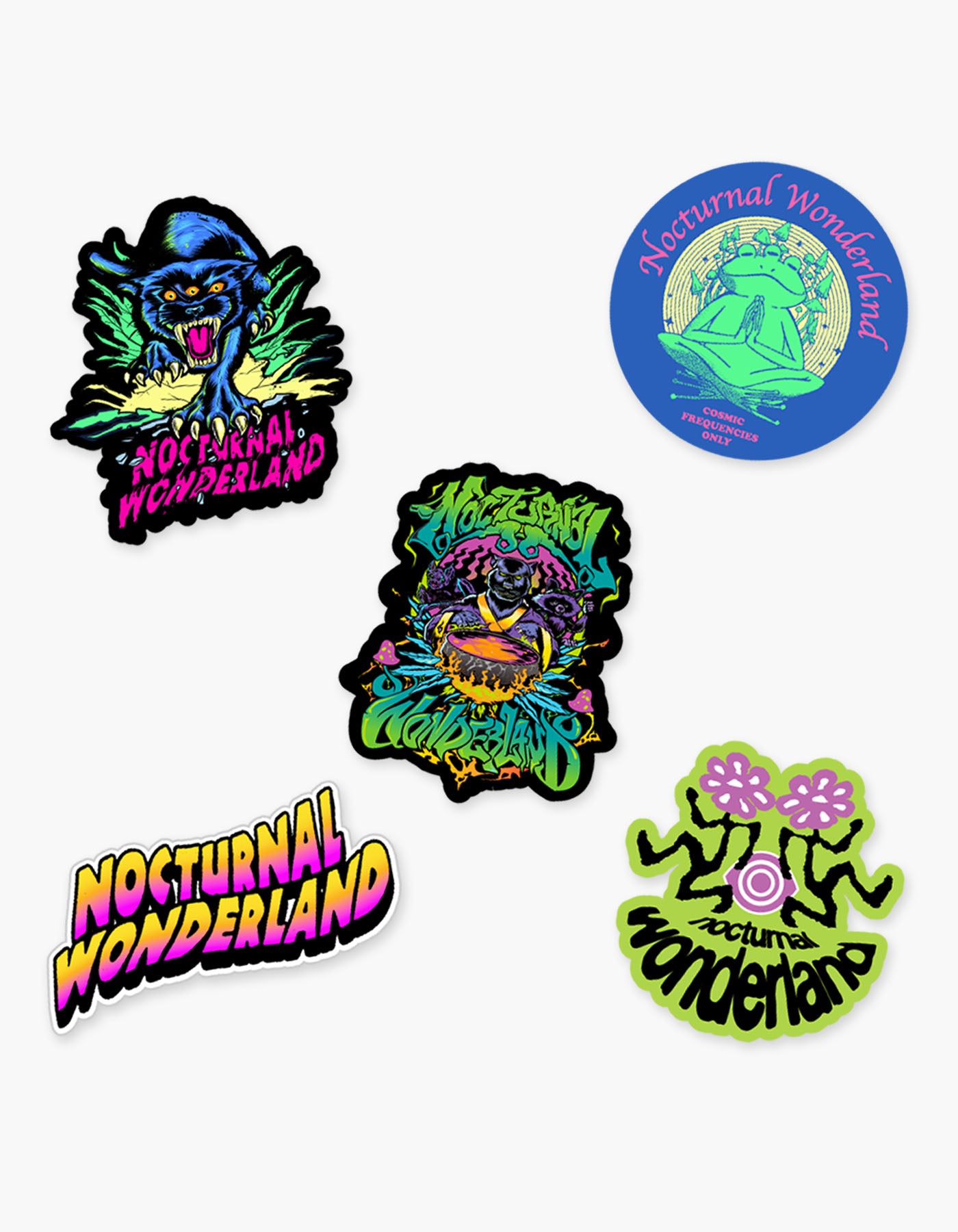 Nocturnal Wonderland 2026 Sticker Slap Pack