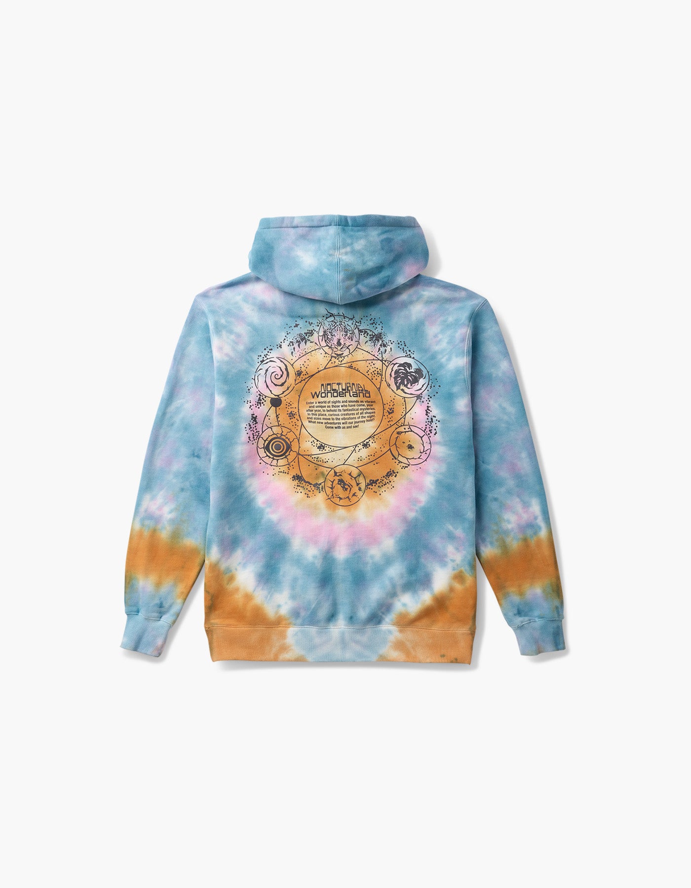 Nocturnal Wonders Tie Dye Hoodie