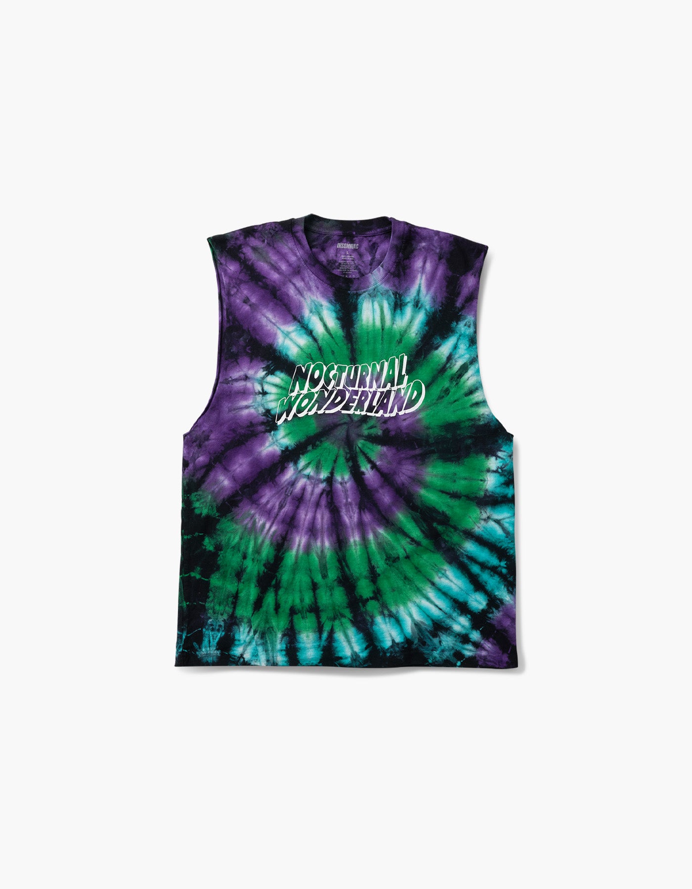 Nocturnal Tribe 2026 Lineup Tie Dye Muscle Tank