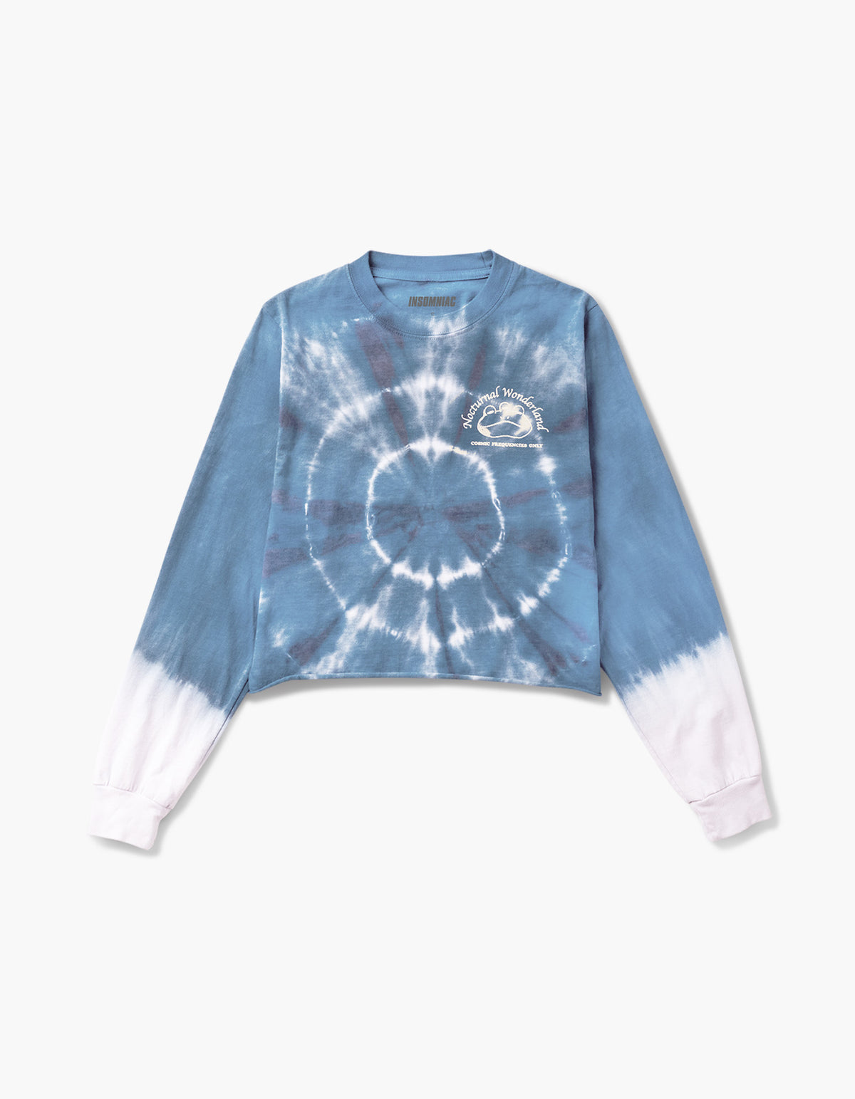 Nocturnal Cosmic Frequencies Crop Long Sleeve