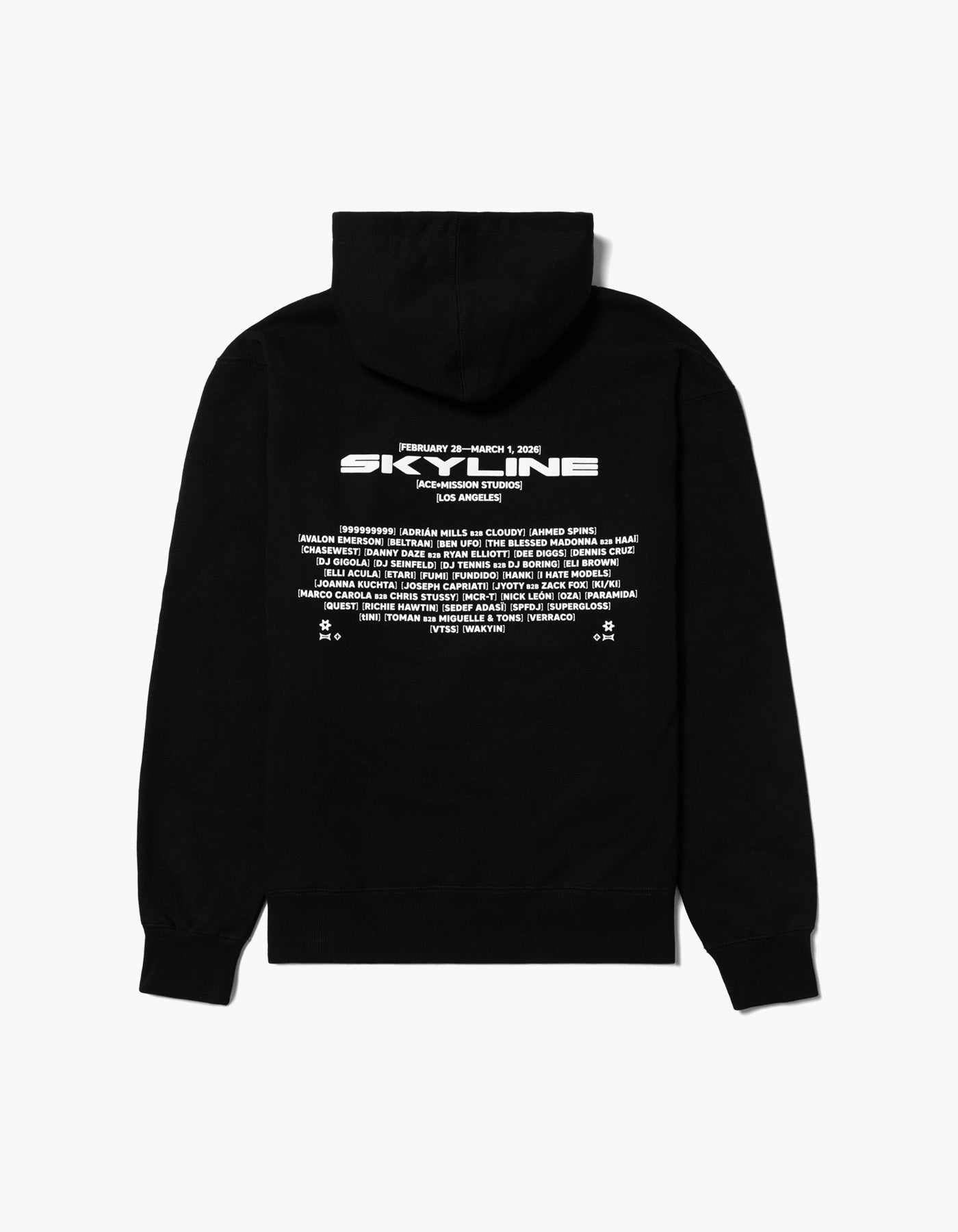 Skyline 2026 Lineup Hoodie