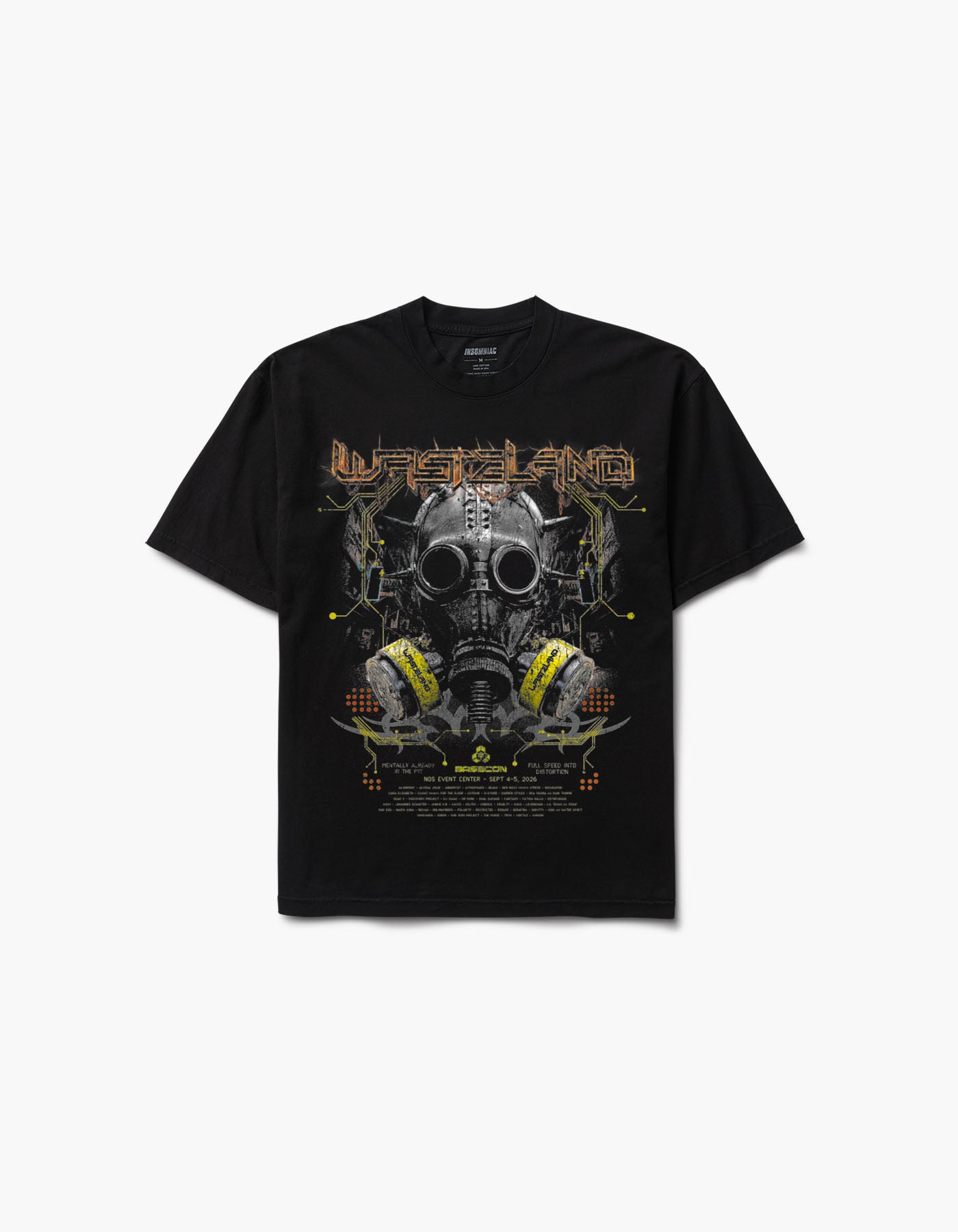 Wasteland Cyborg 2026 Lineup Tee
