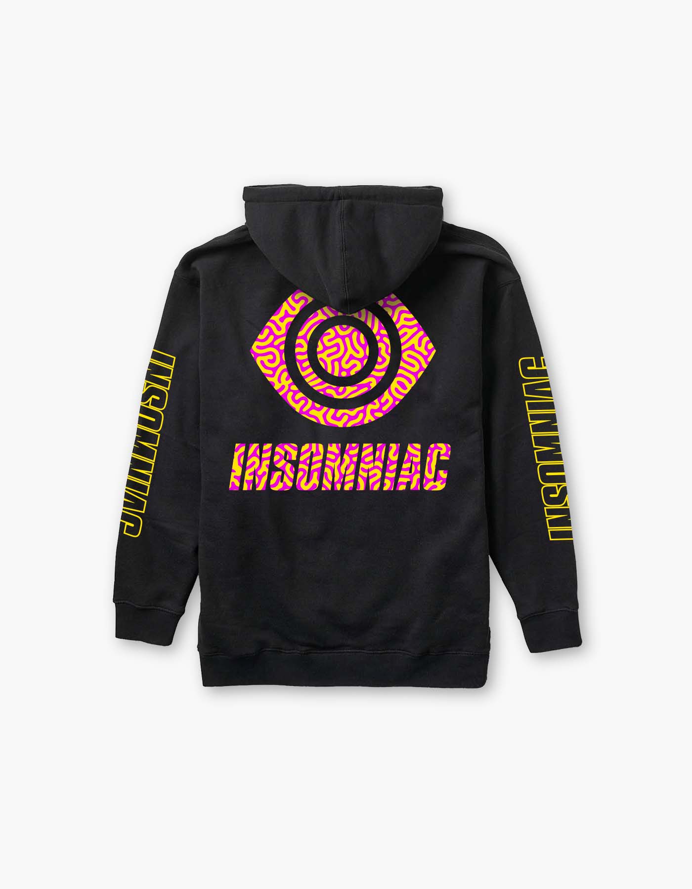 Insomniac Eye Pattern Hoodie