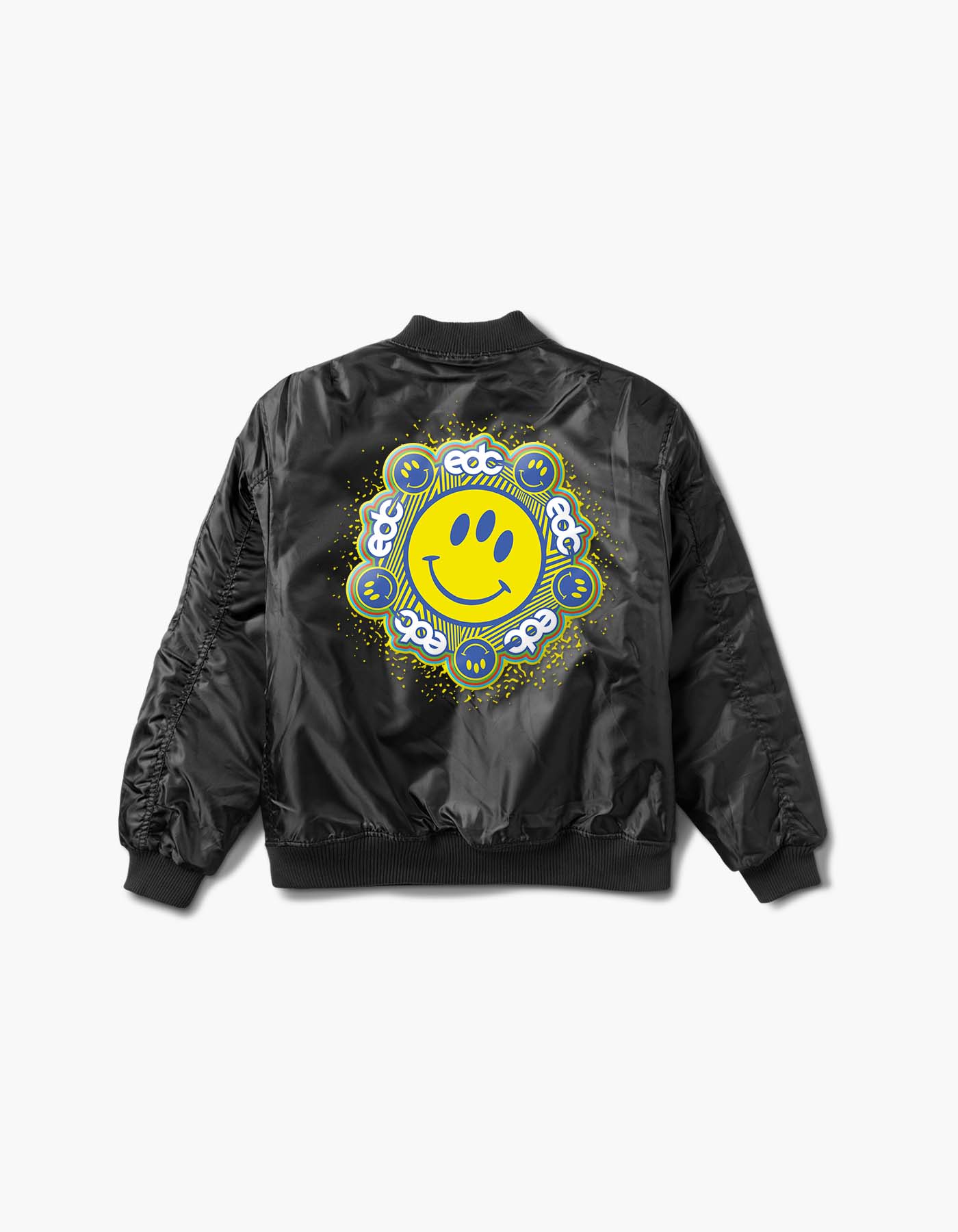 EDC Trippy Face Bomber Jacket