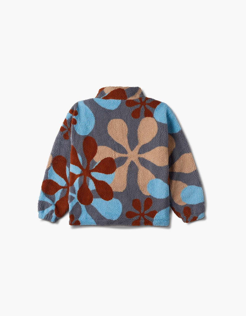 Jive Flower Sherpa Fleece Jacket