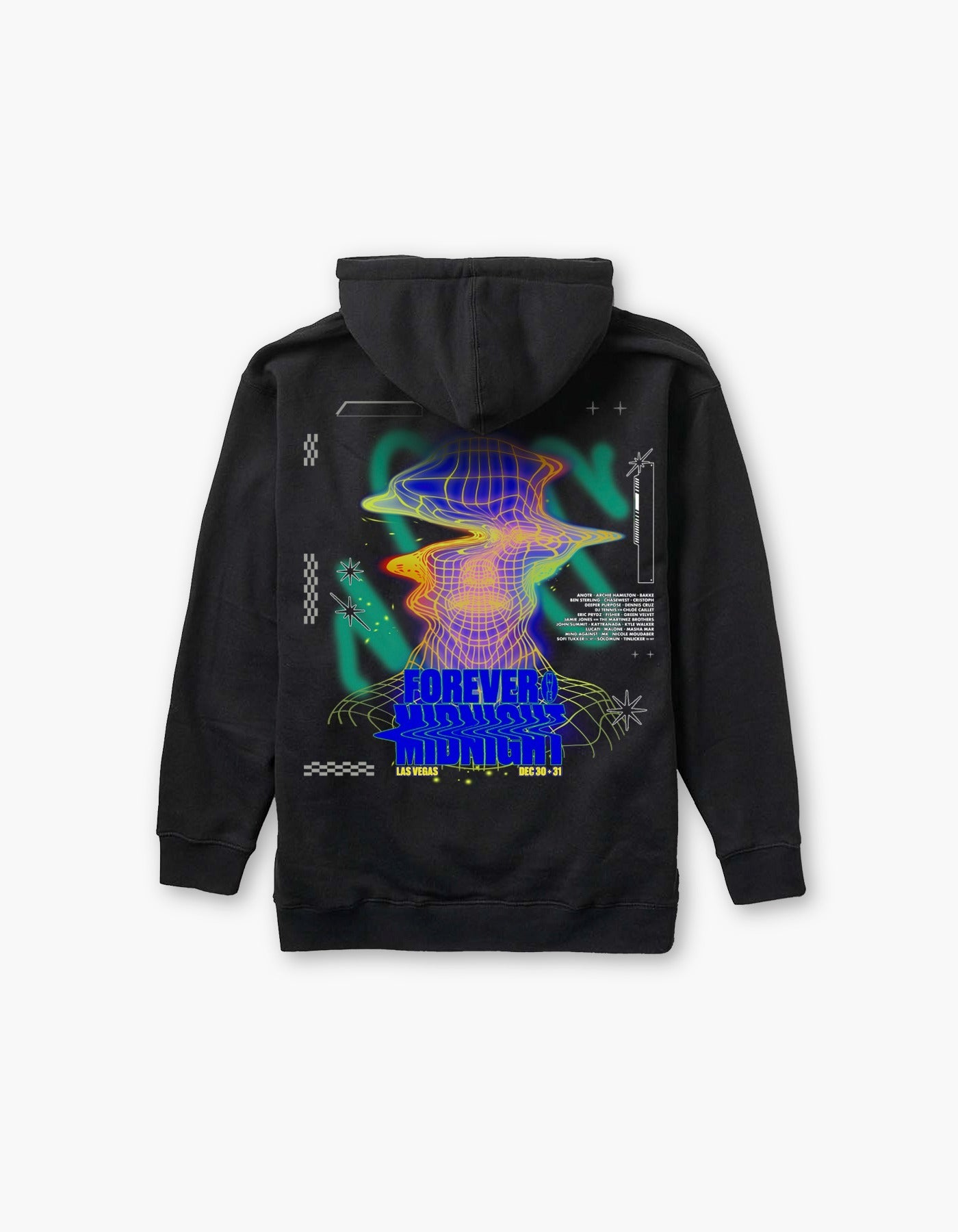 Forever Midnight LV Cyberspace Lineup Hoodie