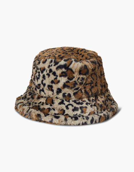 Eye Animal Fur Bucket Hat