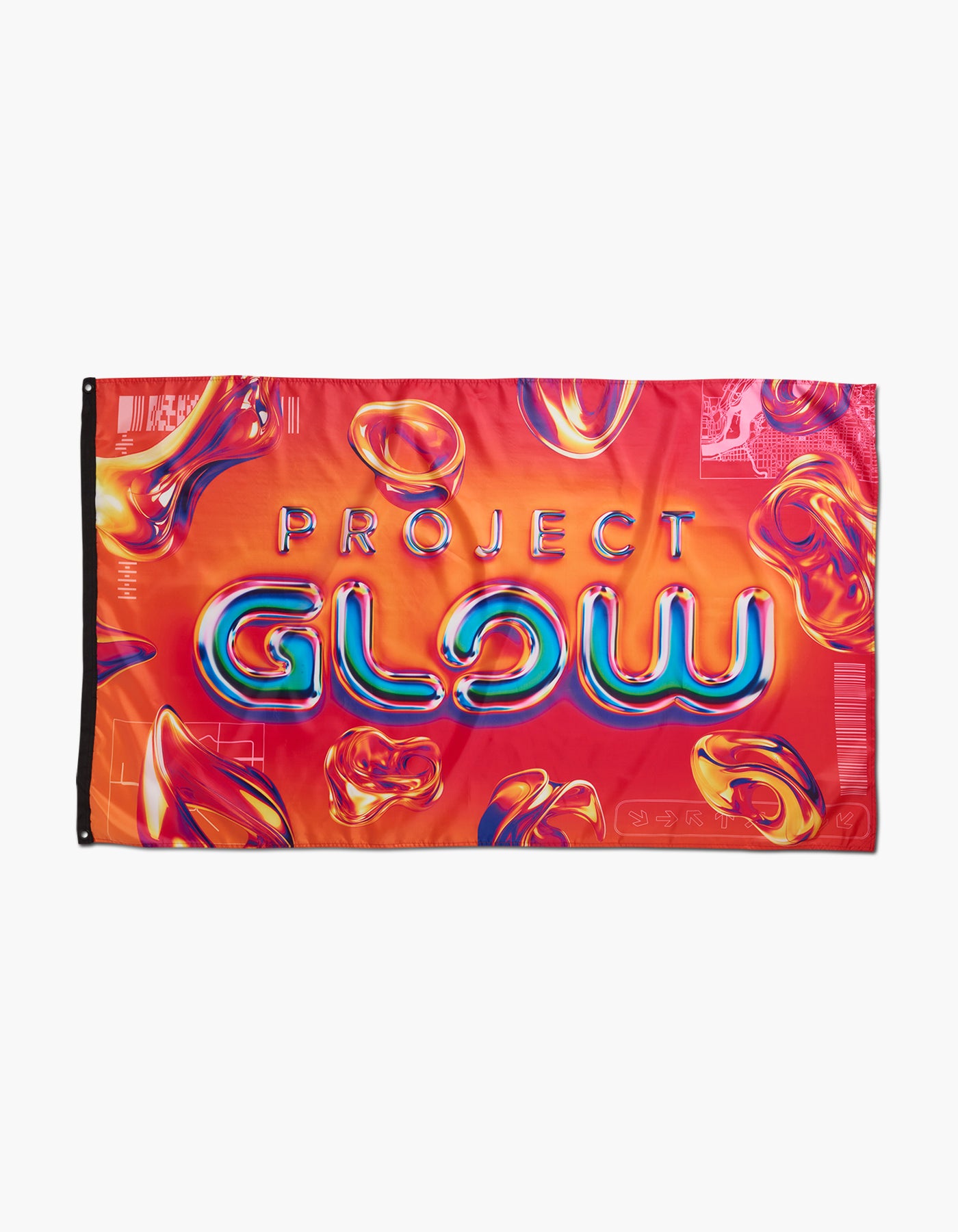 Glow Futuristic Flag