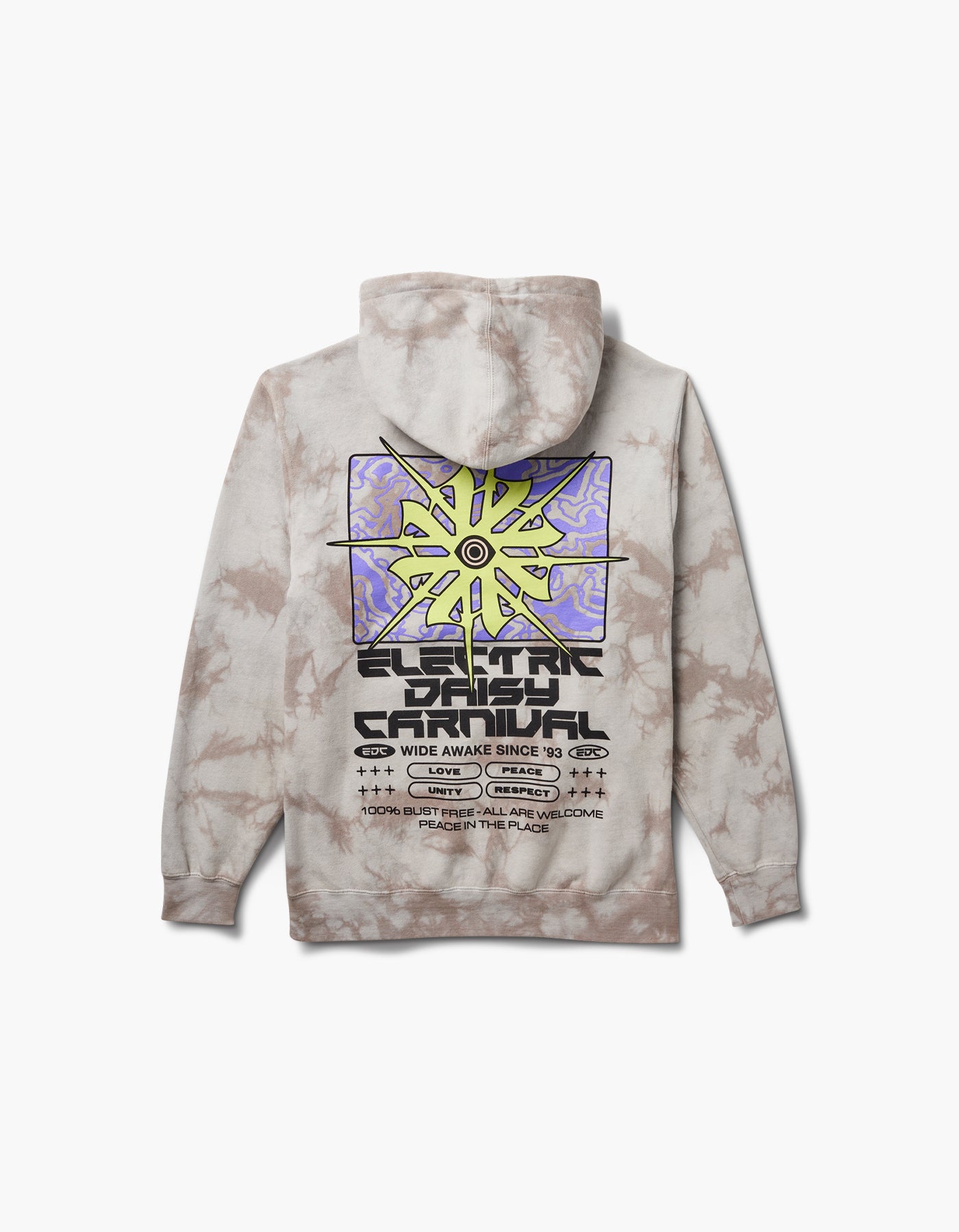 Insomniac tie dye hoodie Clearance