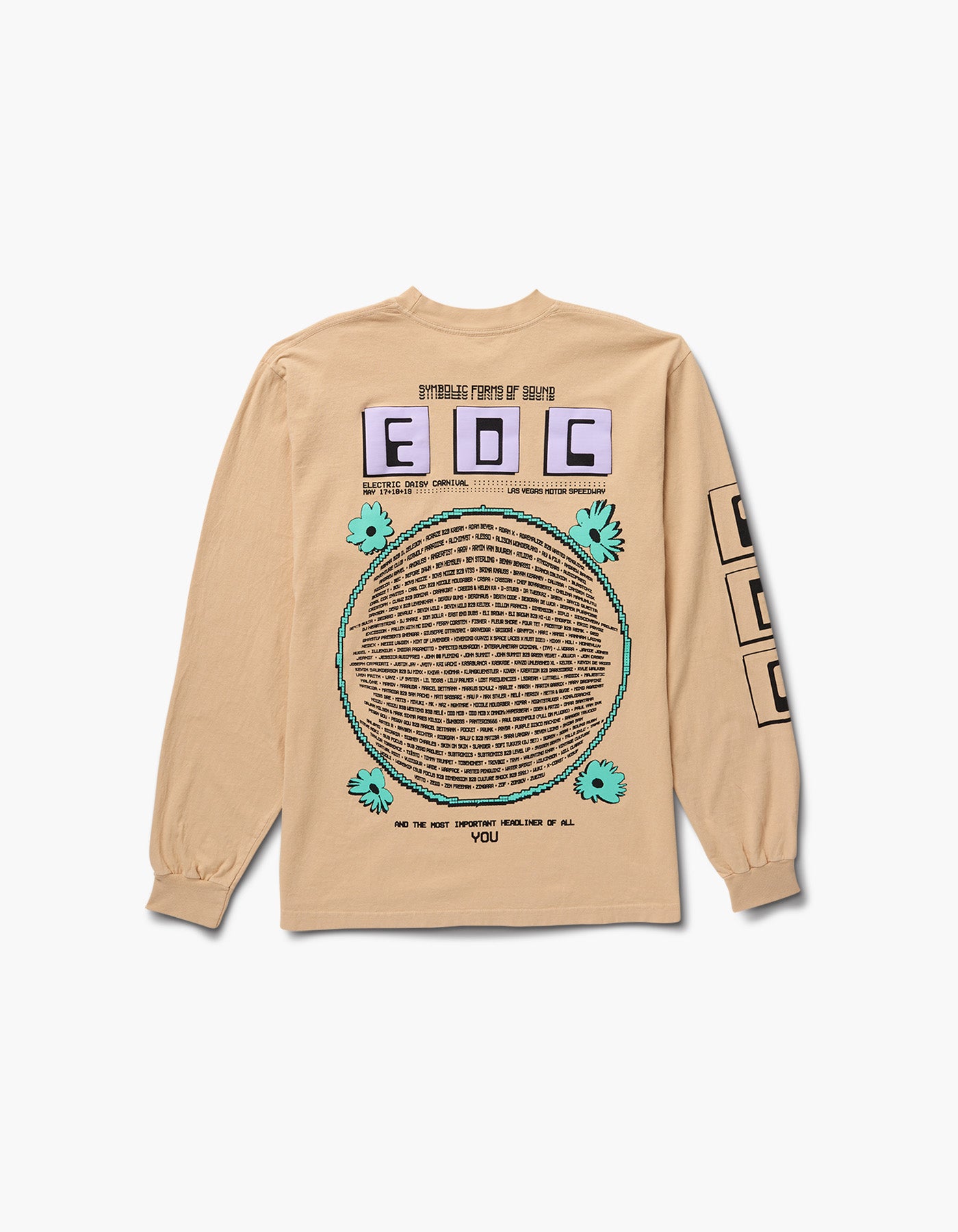 EDC Forms of Sound Lineup L/S Tee