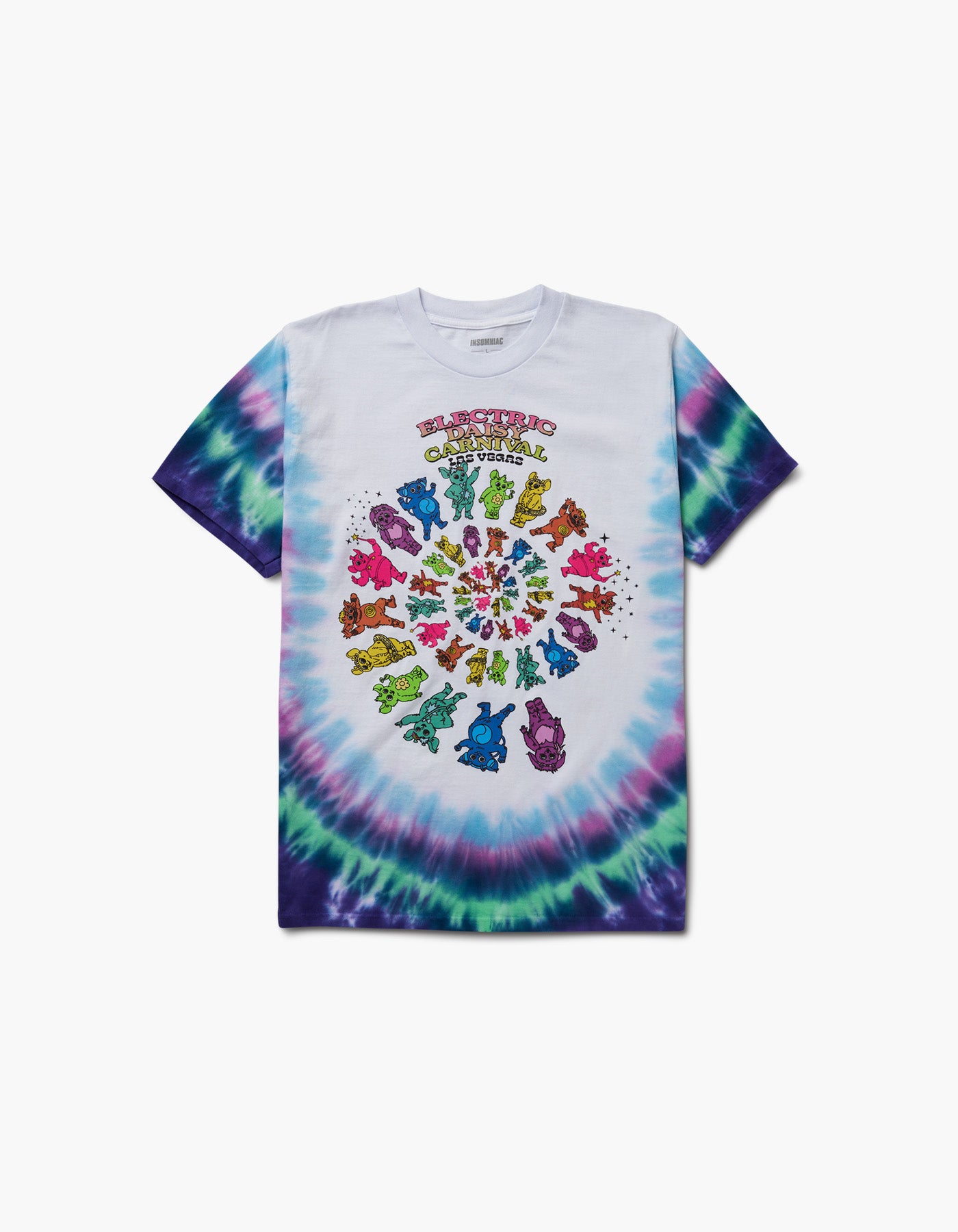 EDC Rainbow Rascals Tie Dye Lineup S/S Tee