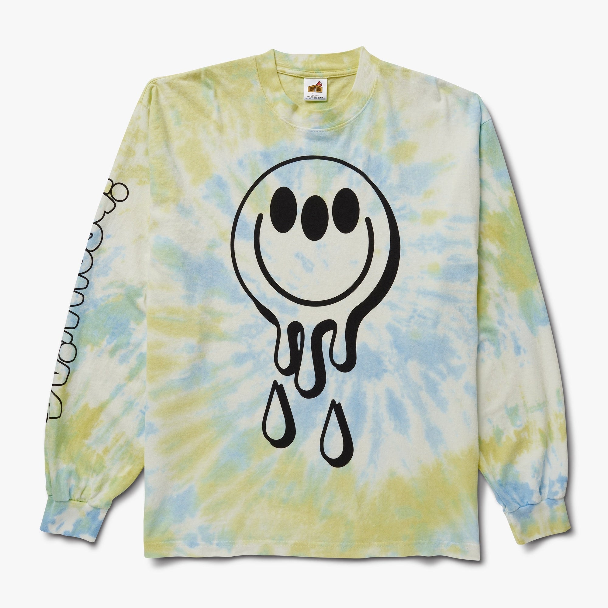 Melted Smiley Tie Dye L/S Tee