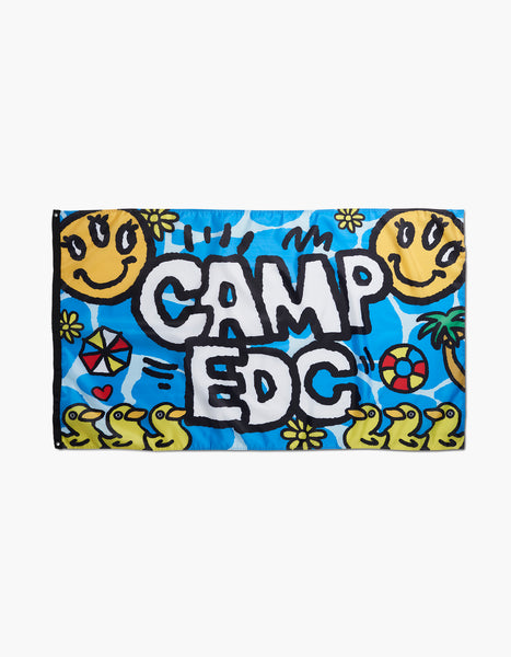 Camp EDC Pool Party Flag