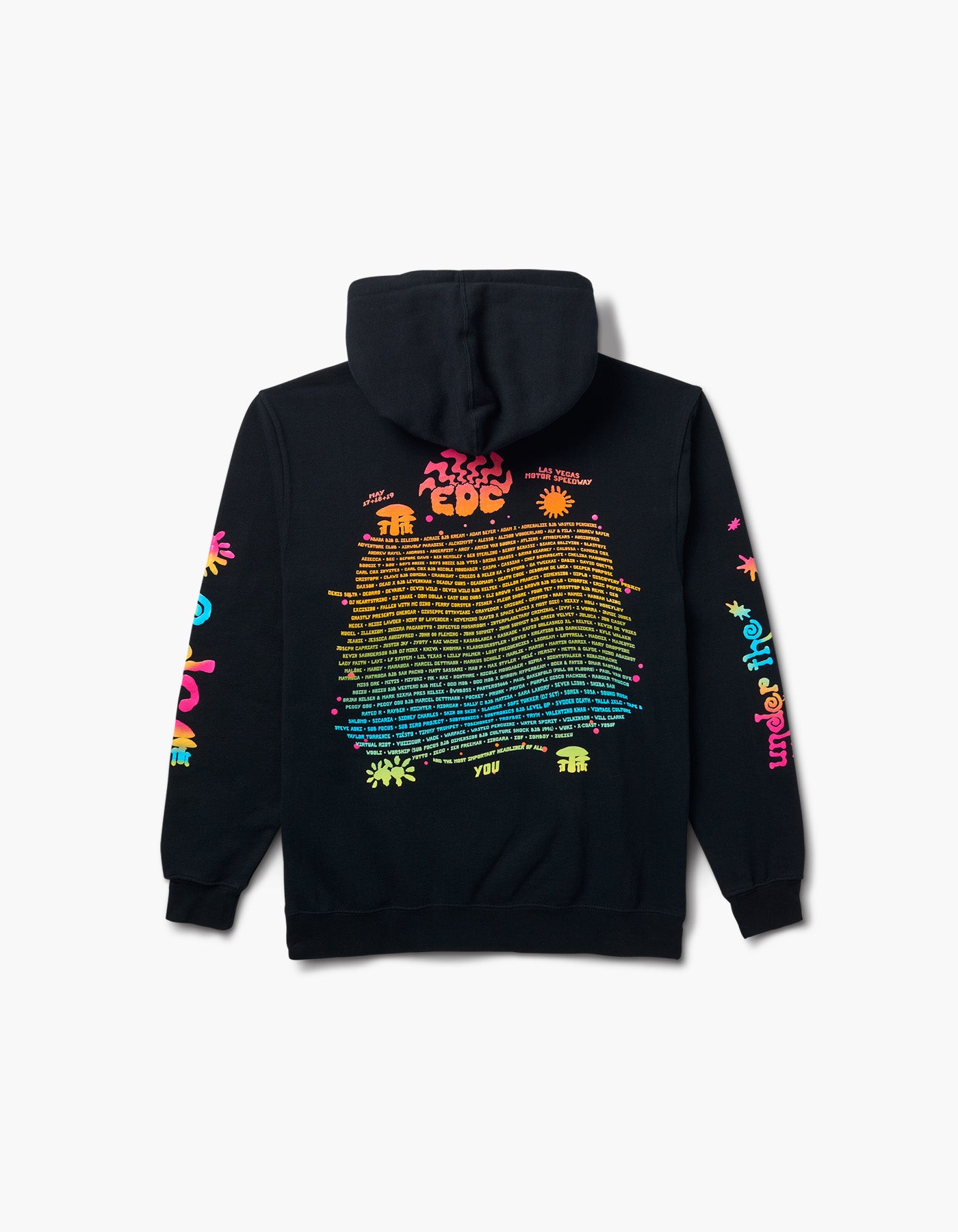 EDC Gradient Waves Lineup Hoodie