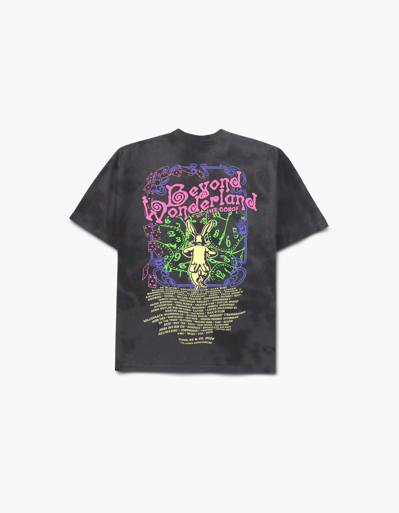 Beyond Wonderland Rabbit Hole Tie Dye S/S Lineup Tee