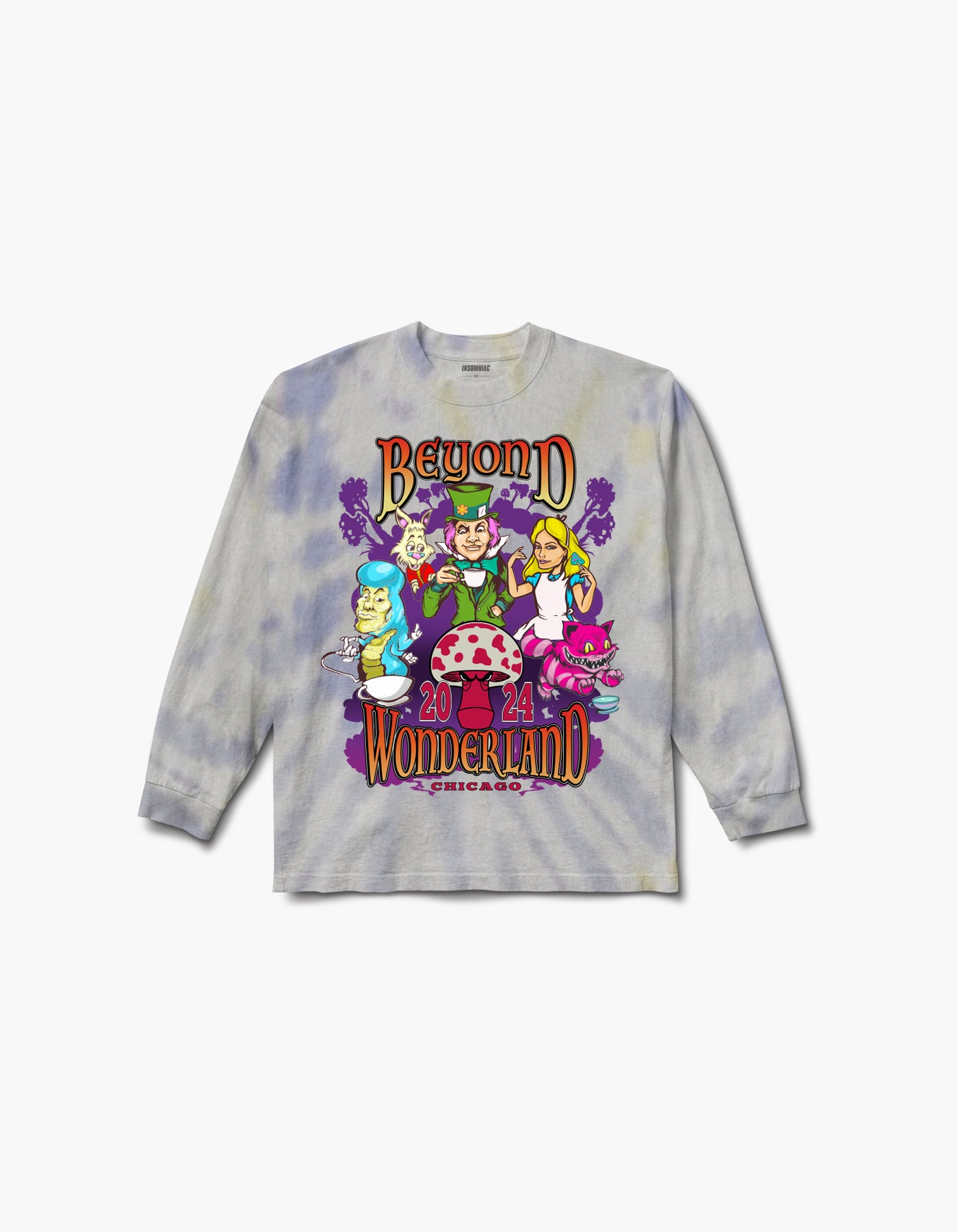 Beyond Wonderland Into the Garden Lineup Tie Dye L/S Tee