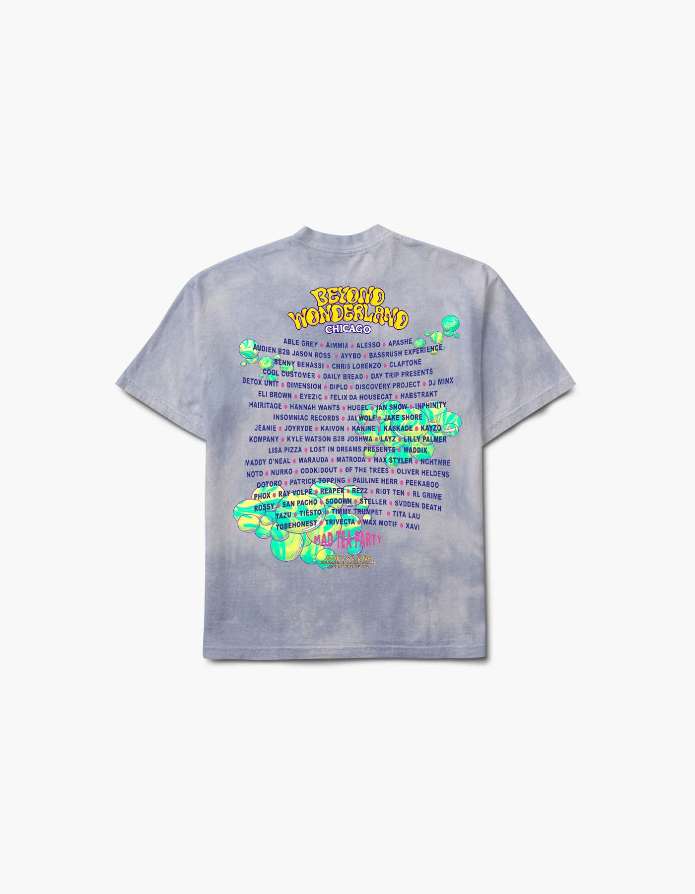 Beyond Wonderland Boat Tea Party Tie Dye S/S Tee