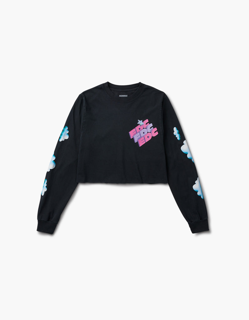 EDC Happy Characters Crop L/S Tee