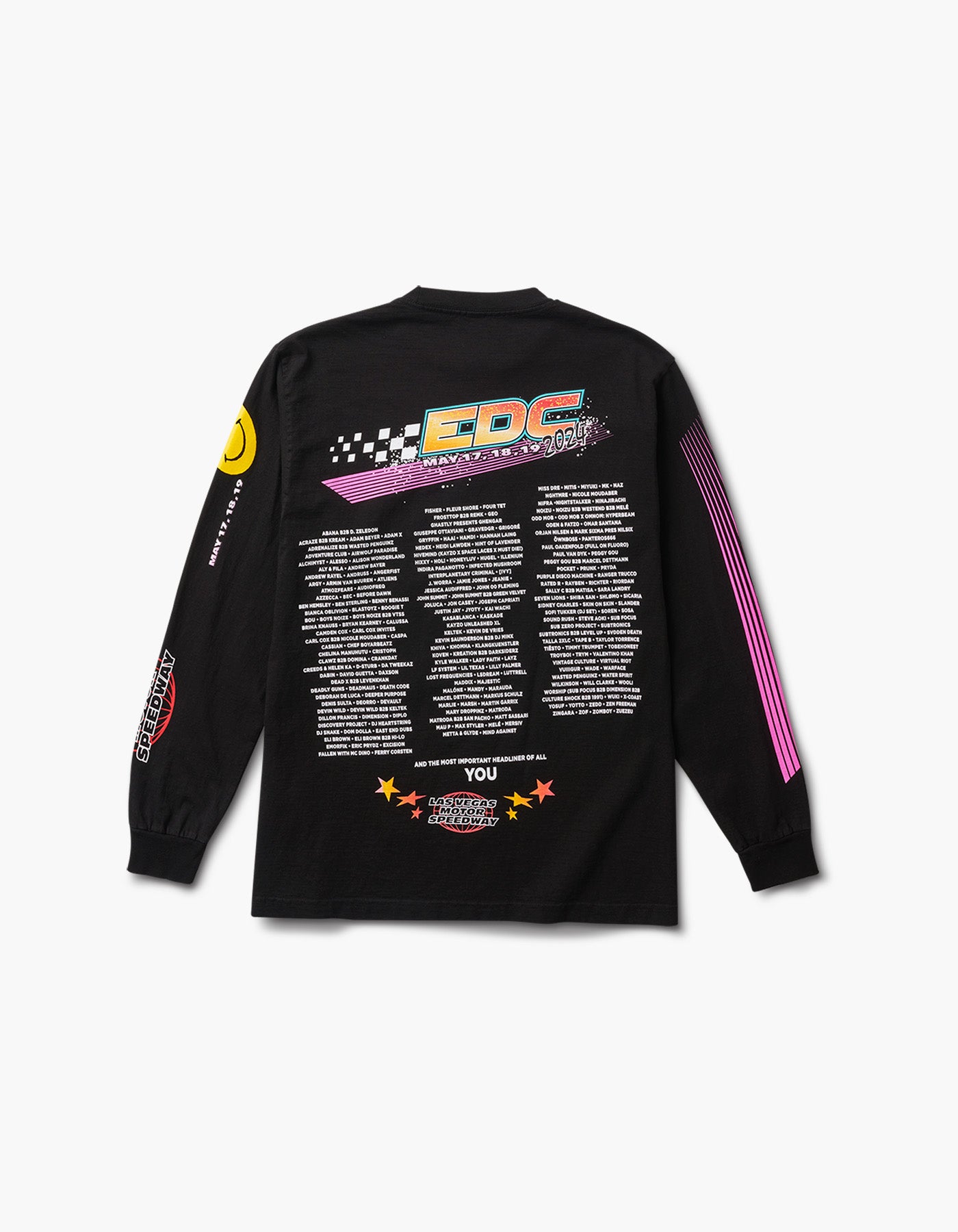 EDC Plur Race Lineup L/S Tee