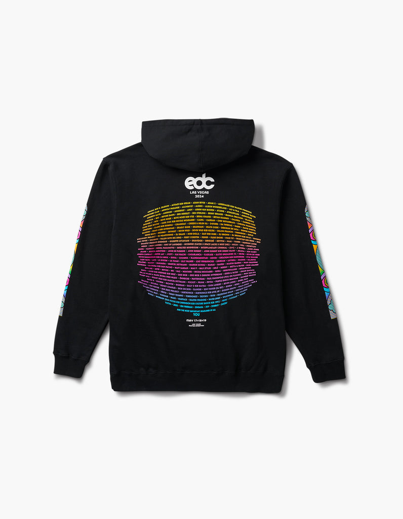 EDC LV Stained Glass Lineup Hoodie
