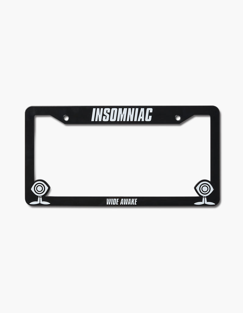 Insomniac Eye Guy License Plate Frame