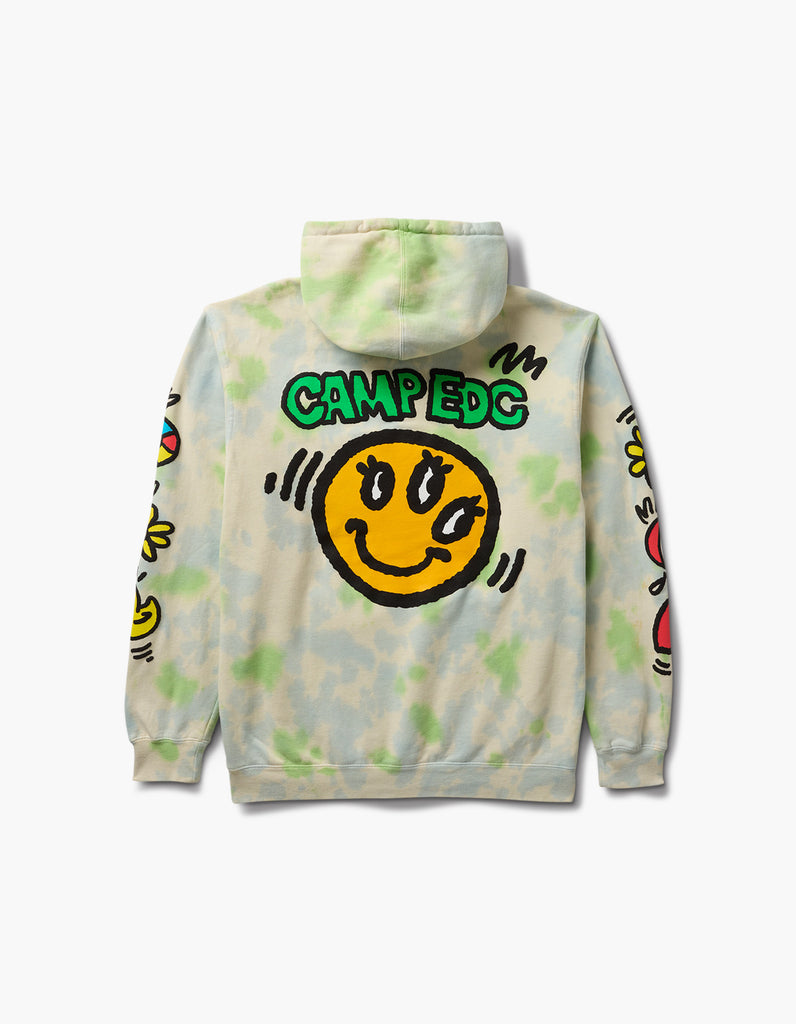 Camp EDC Pool Party Tie Dye Hoodie