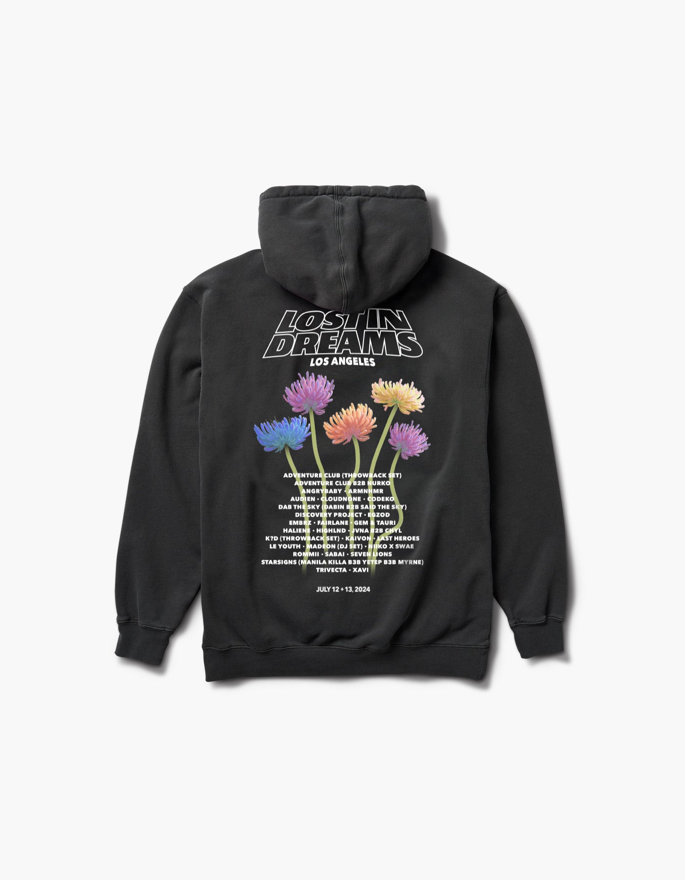 Blooming Tie Dye Lineup Hoodie