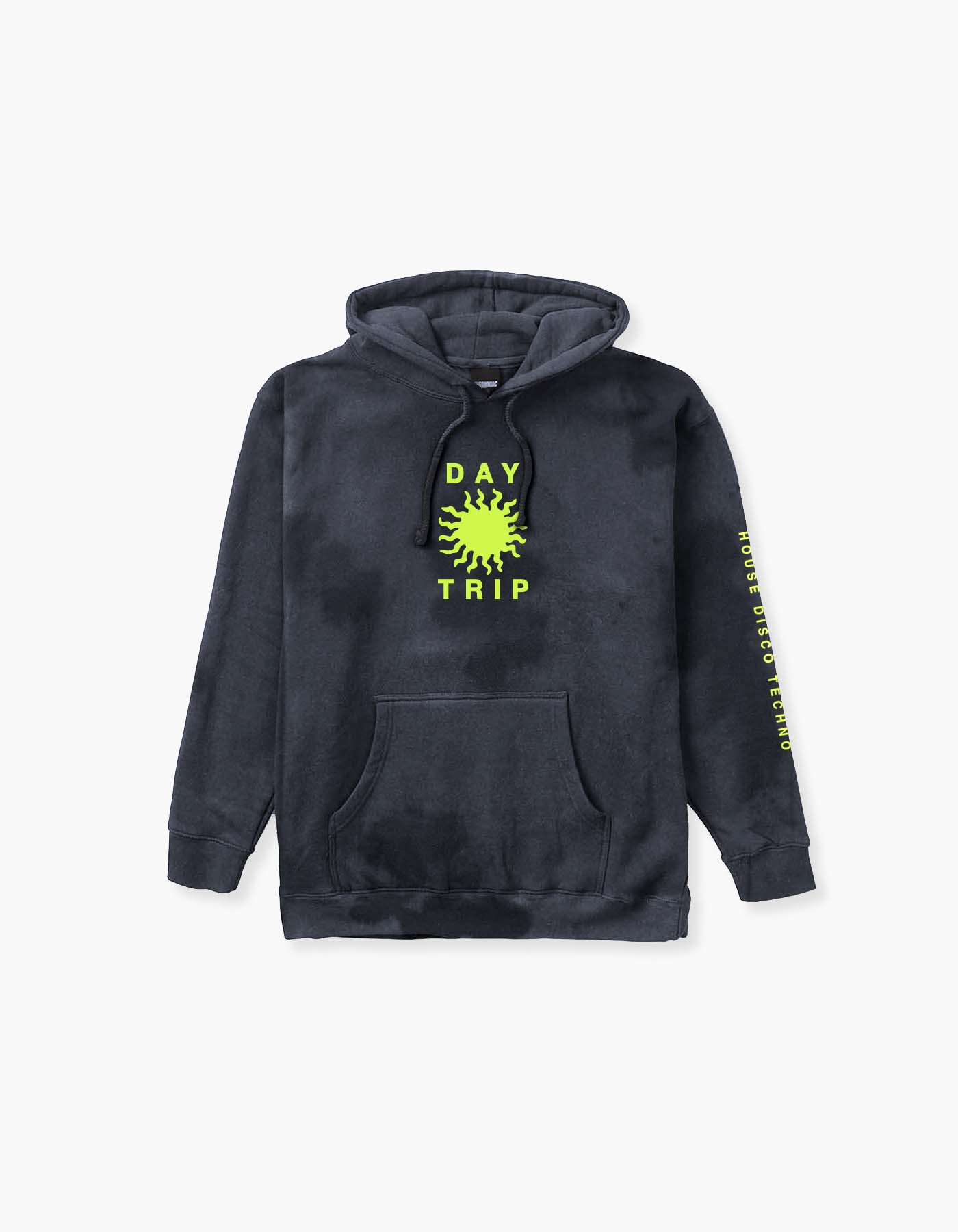 Day Trip Sunset Tie Dye Lineup Hoodie