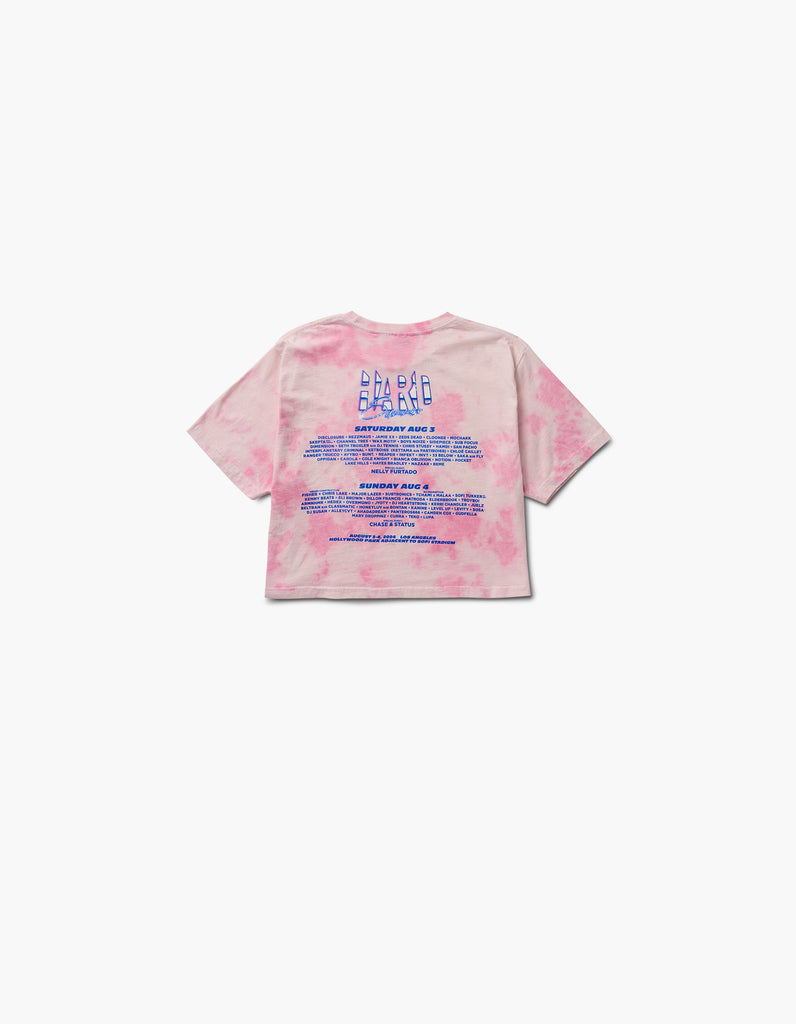 HARD Summer Tie Dye Lineup Crop S/S Tee