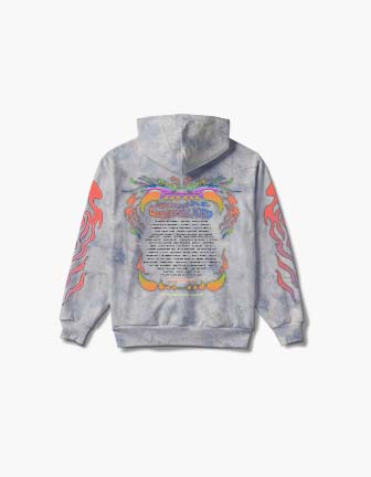 Growling Tie Dye Lineup Hoodie