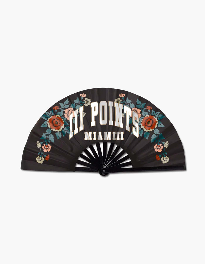 III Points Floral Fan