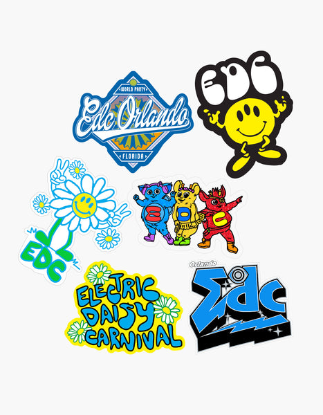 EDC Orlando 2024 Sticker Pack