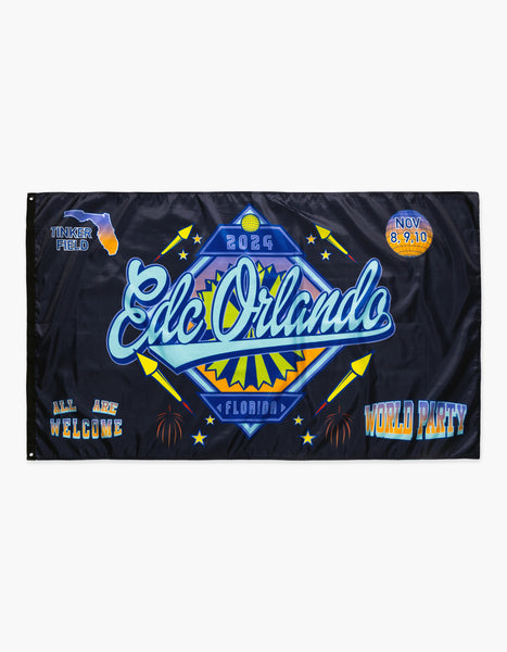 EDC Orlando Fireworks Flag