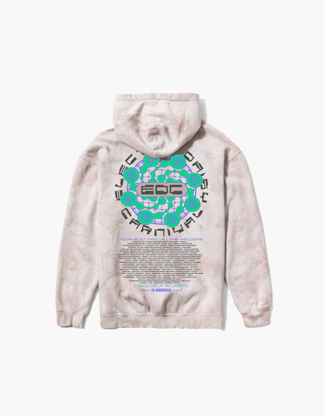 EDC Looping Lineup Tie Dye Hoodie