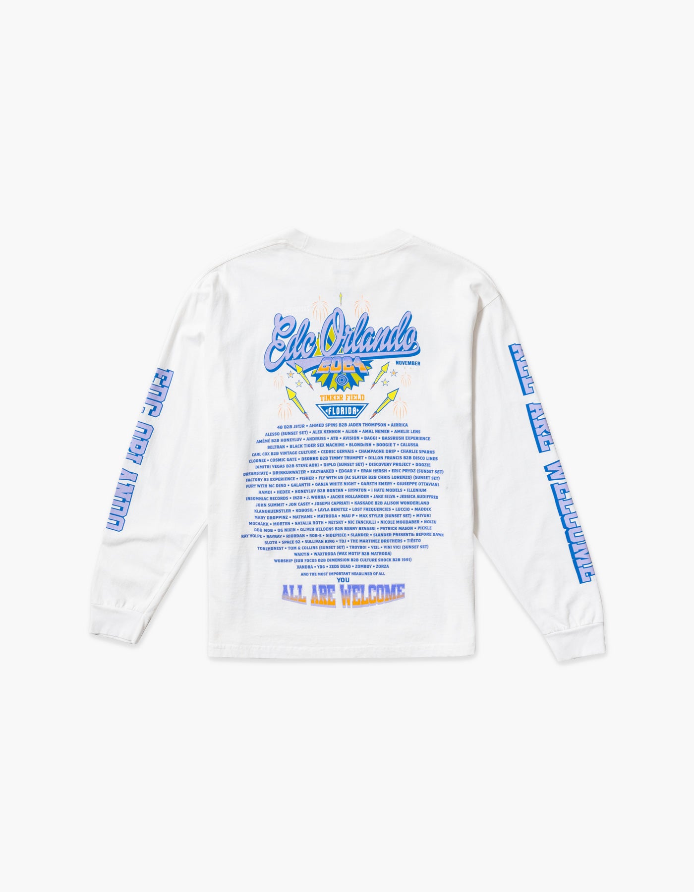 EDC Orlando Fireworks Lineup L/S Tee