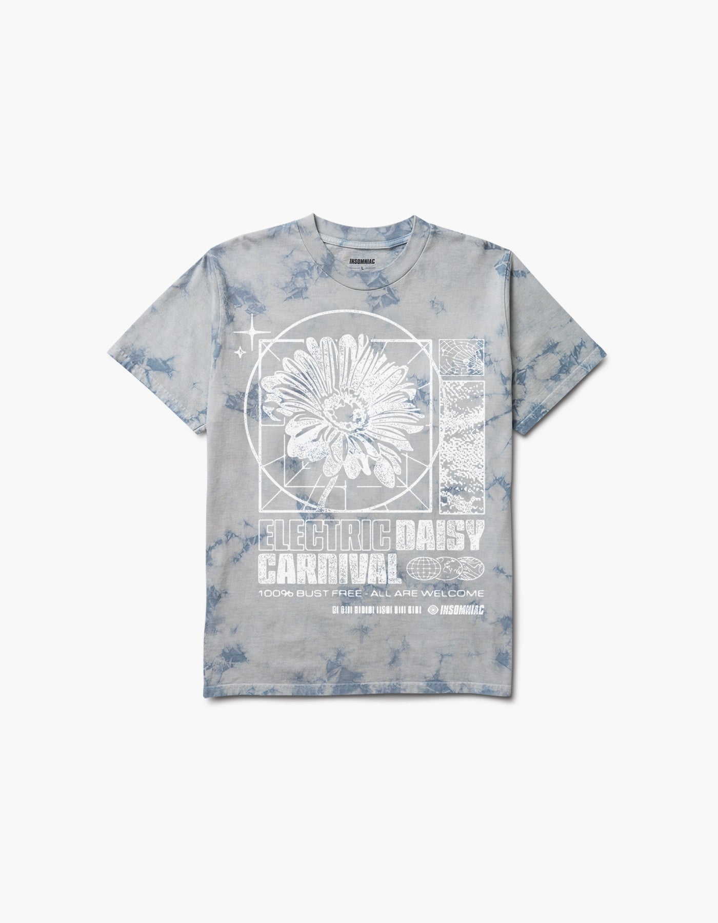 EDC Daisy Spark Tie Dye S/S Tee