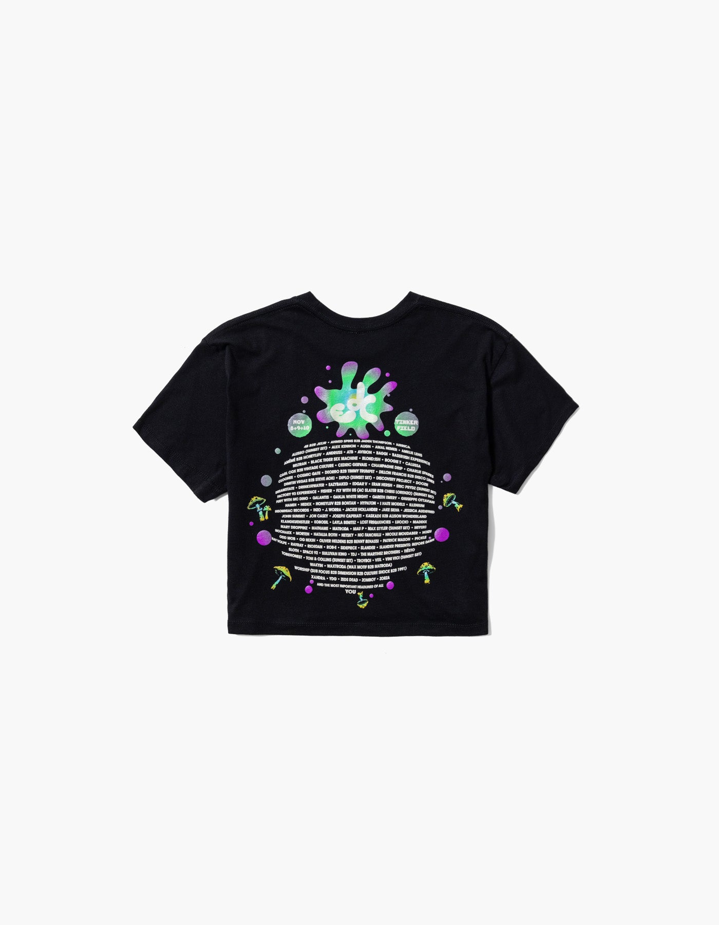 EDC Mush Radiance Lineup Crop S/S Tee