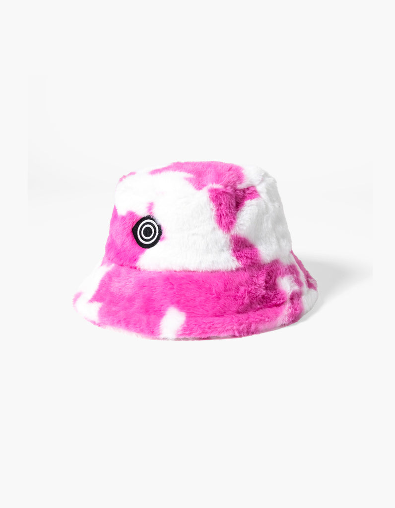 Insomniac Eye Cow Fur Bucket Hat