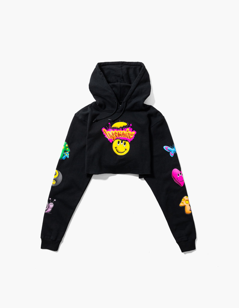 Insomniac Gimme Some Crop Hoodie