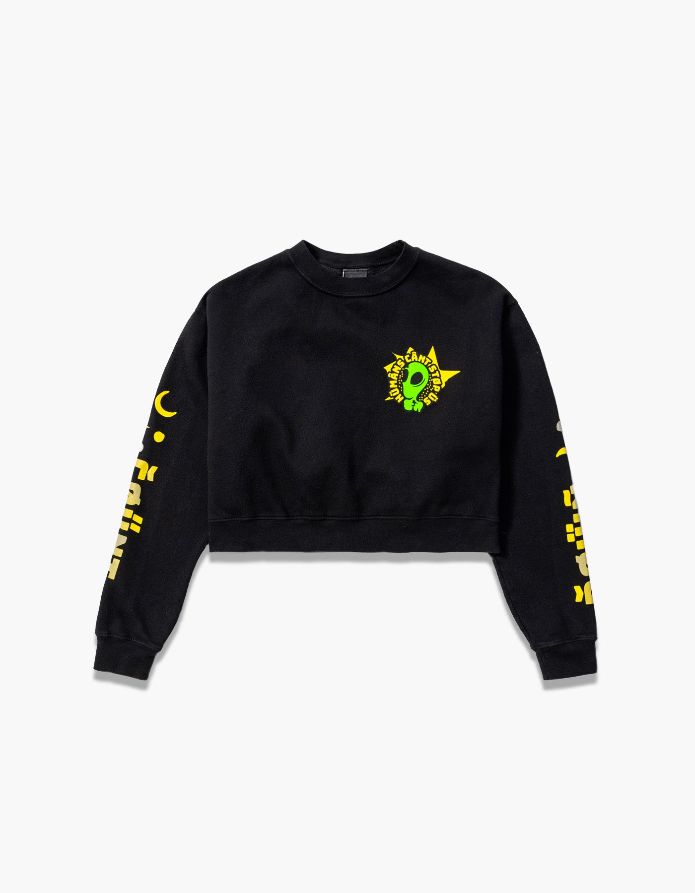 Countdown UFO Crop Crewneck