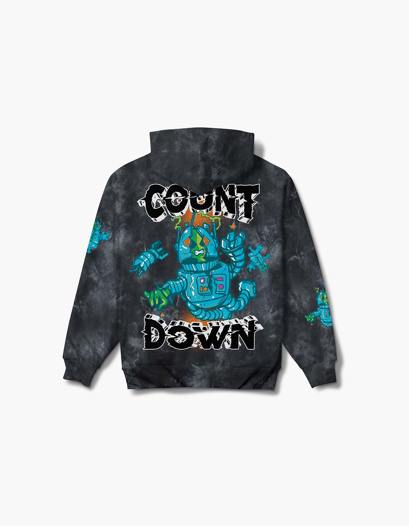 Countdown Disguised Tie Dye Hoodie