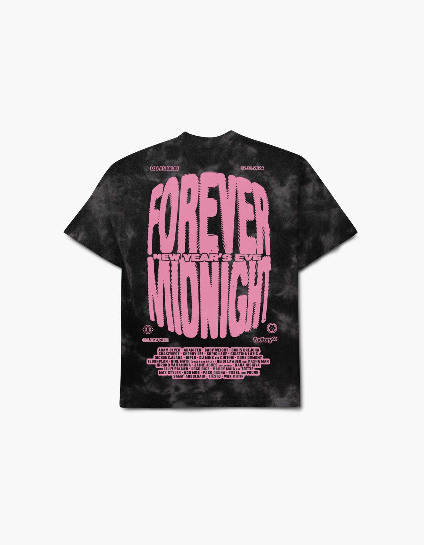 Forever Midnight LA 2024 Lineup S/S Tee