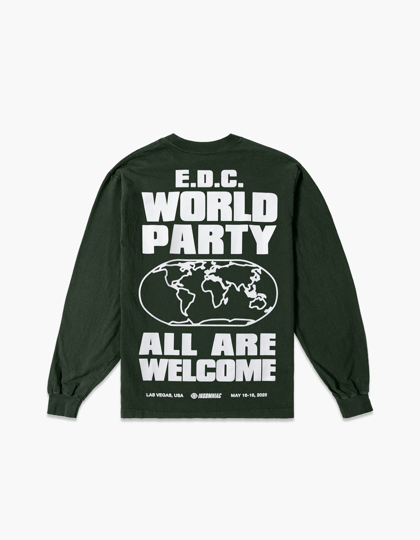 EDC Las Vegas Globe Welcome L/S Tee