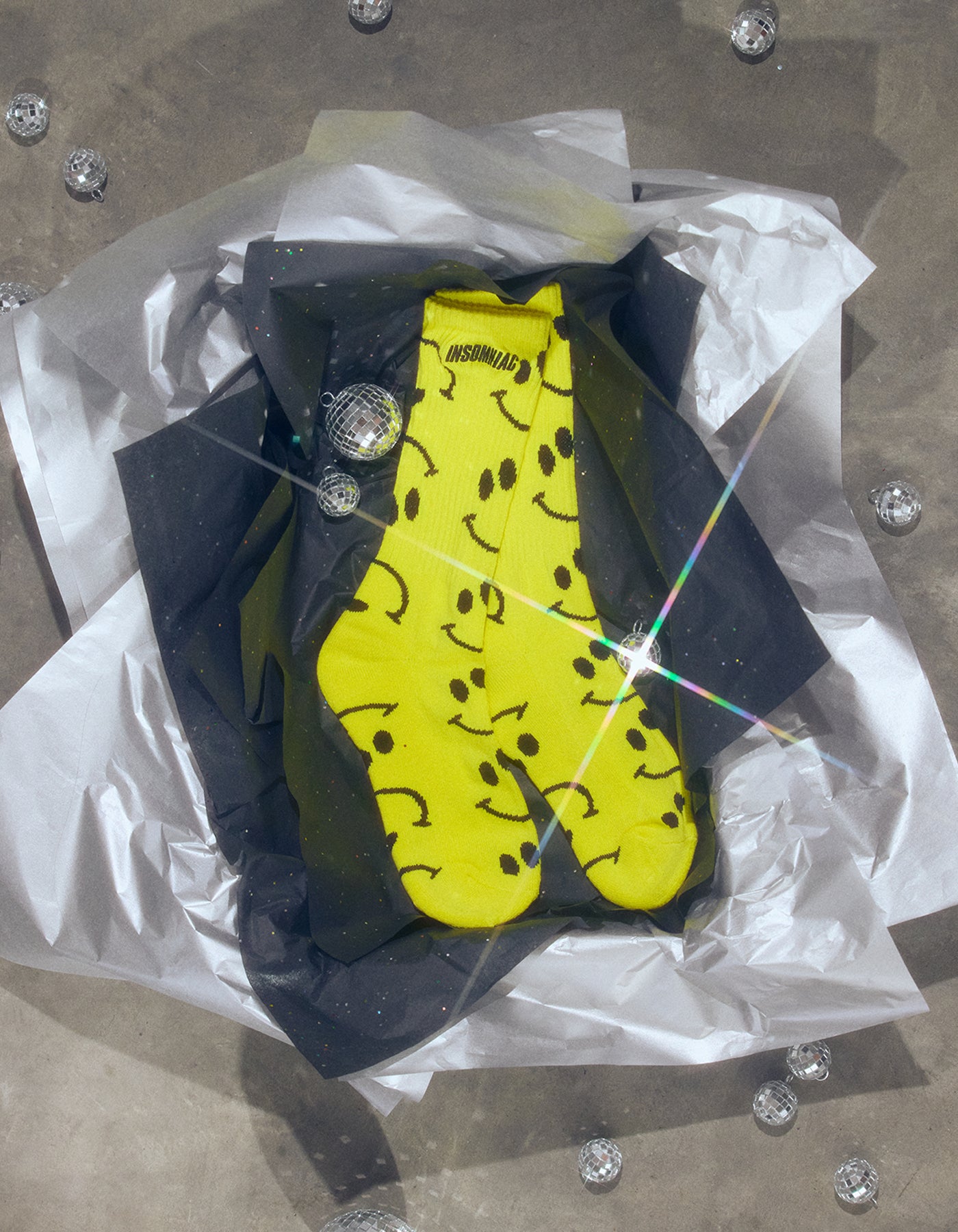 Insomniac Happy Eye Socks