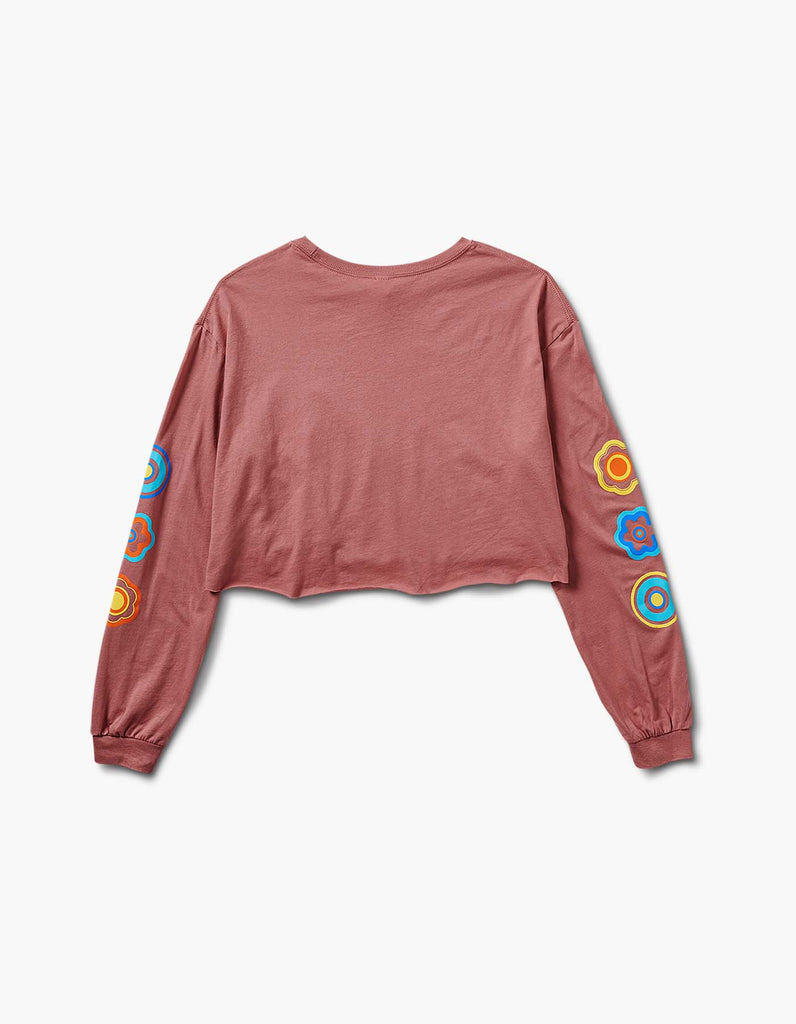 Women's Groove Crop LS Tee