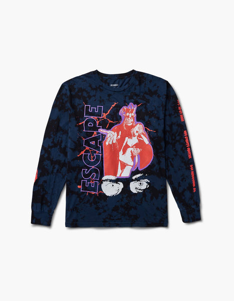Escape Kidnapped Tie Dye L/S Lineup Tee