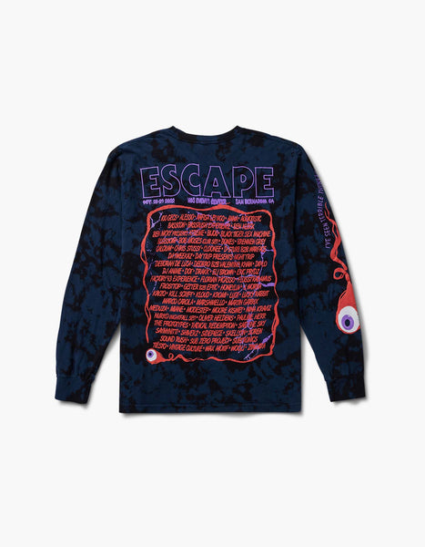 Escape Kidnapped Tie Dye L/S Lineup Tee